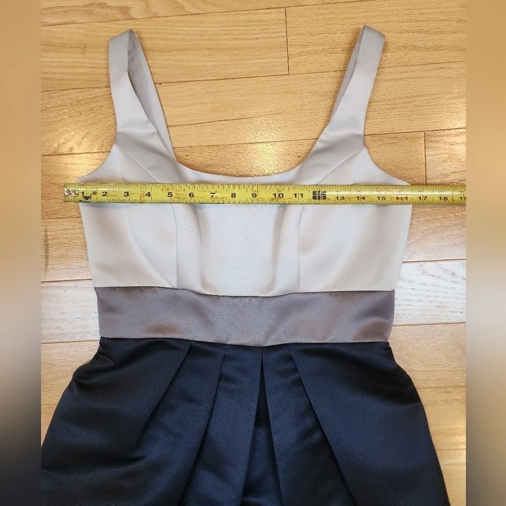 NWOT BARI JAY Sleeveless Satin Short Cocktail Length Bridesmaid Dress Sz 10